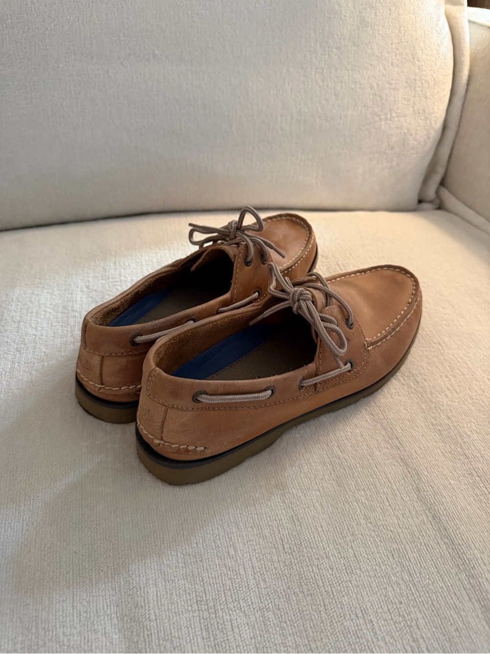 Sperry Tan Leather Classic 2-Eye Boat Shoes